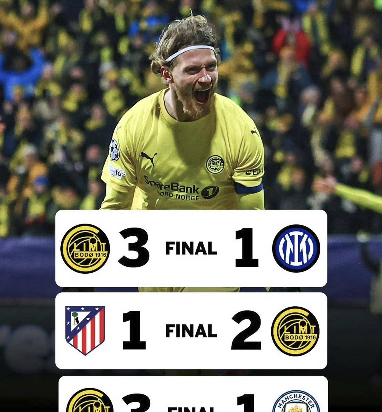 欧冠附加赛风云突变：国米爆冷失利，马竞险平，皇马小胜，8强名单初步浮现